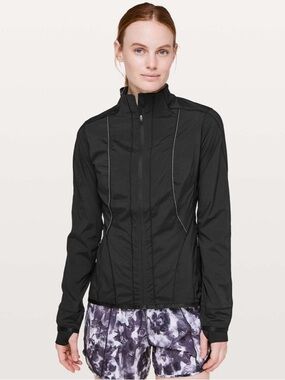 Lululemon Laser Speed Jacket Black size 10